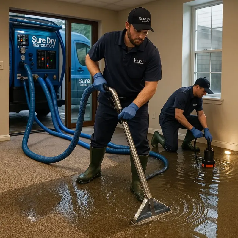 Water Extraction and Removal process in Jersey Shore, PA